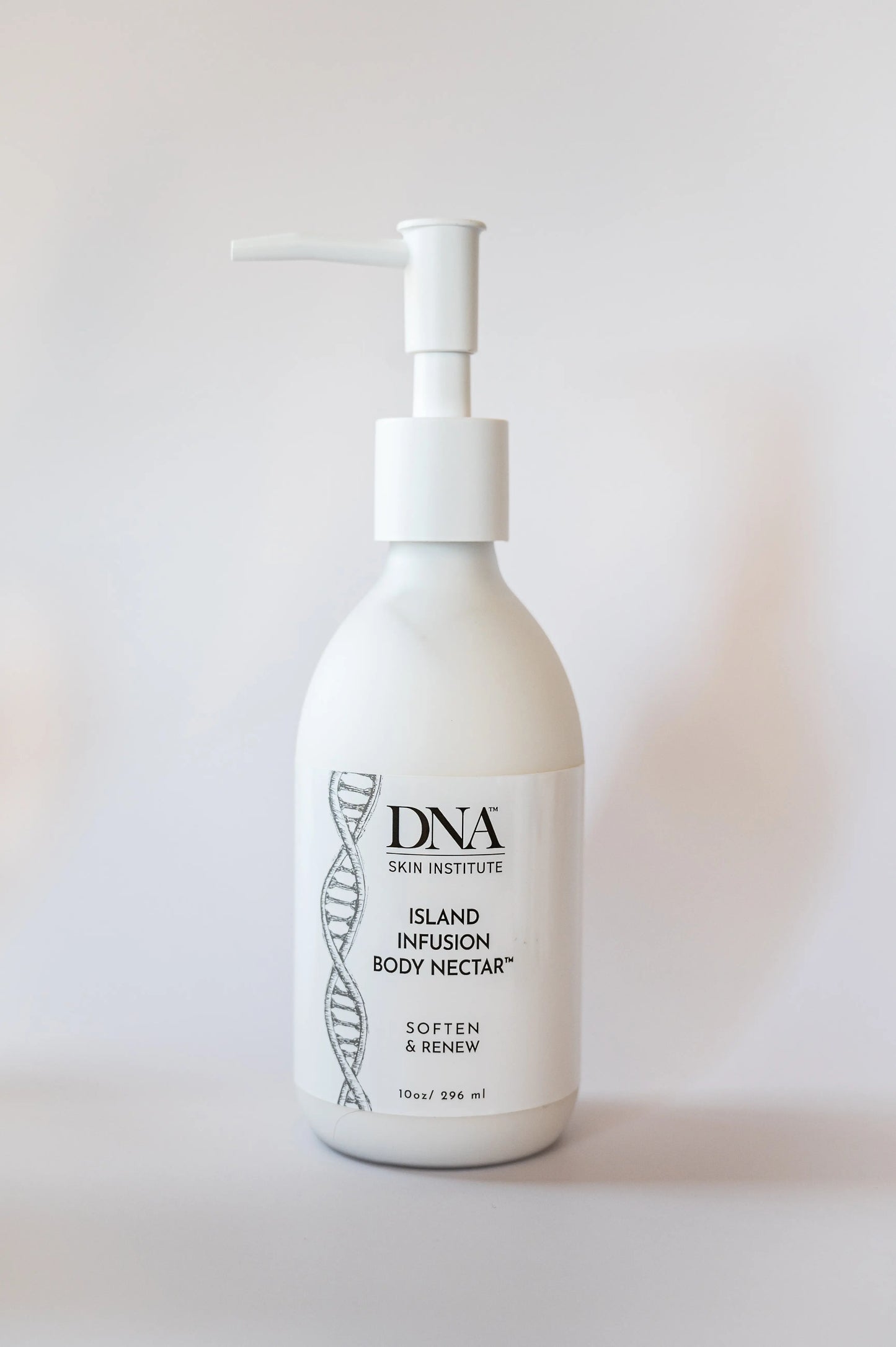 DNA Island Infusion Body Nectar coconut and mango body lotion bottle from SkinSkulpt