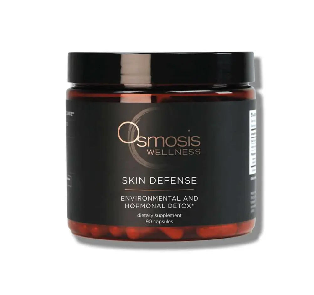 Osmosis Wellness Skin Defense skin supplement jar, 90 capsules, from SkinSkulpt