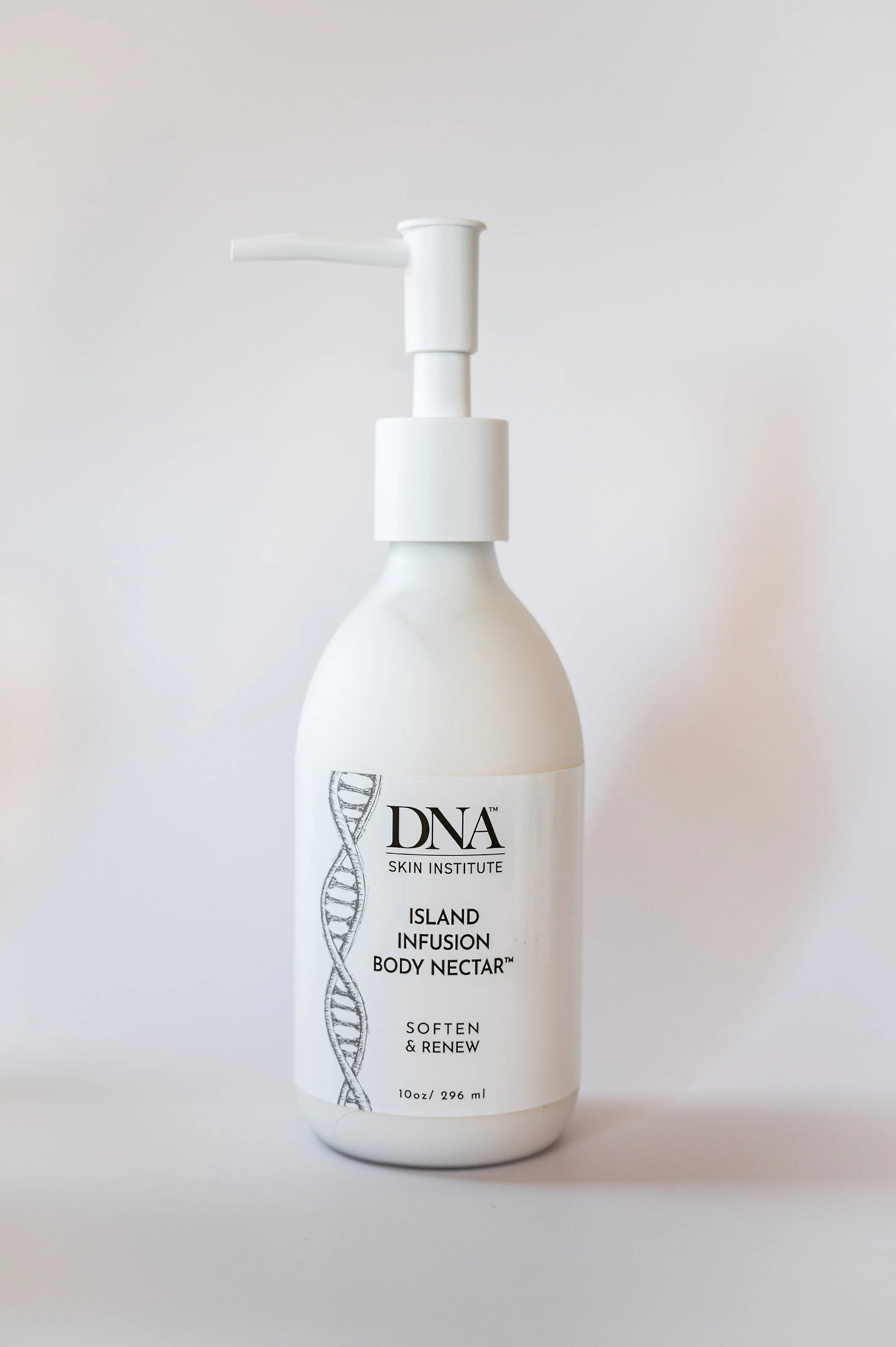 DNA Island Infusion Body Nectar coconut and mango body lotion bottle from SkinSkulpt