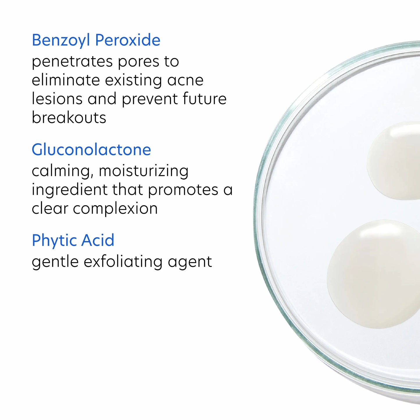 PCA BPO 5% Cleanser with 5% benzoyl peroxide and botanicals, from SkinSkulpt