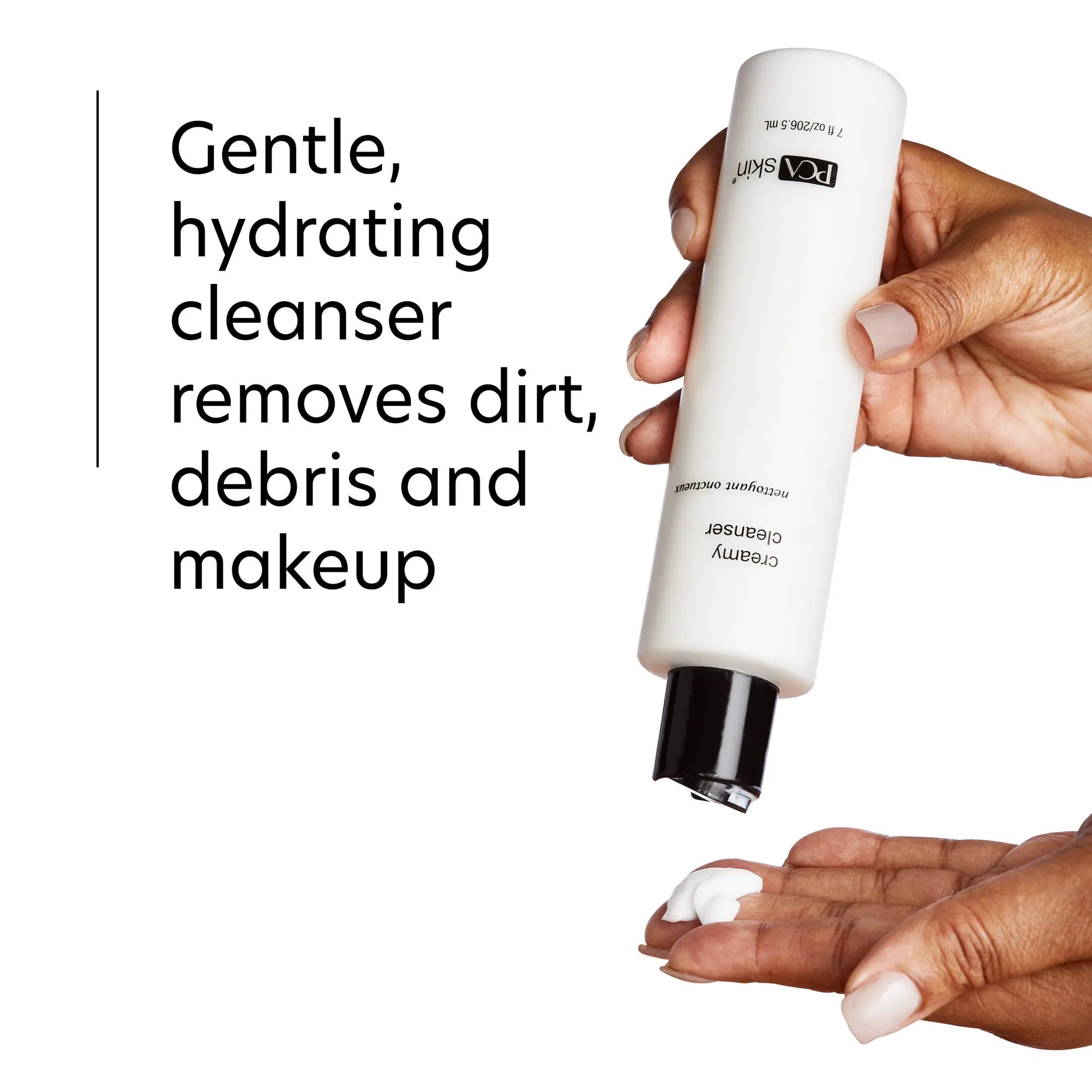 PCA Creamy Cleanser gently removes dirt, debris, and makeup, from SkinSkulpt