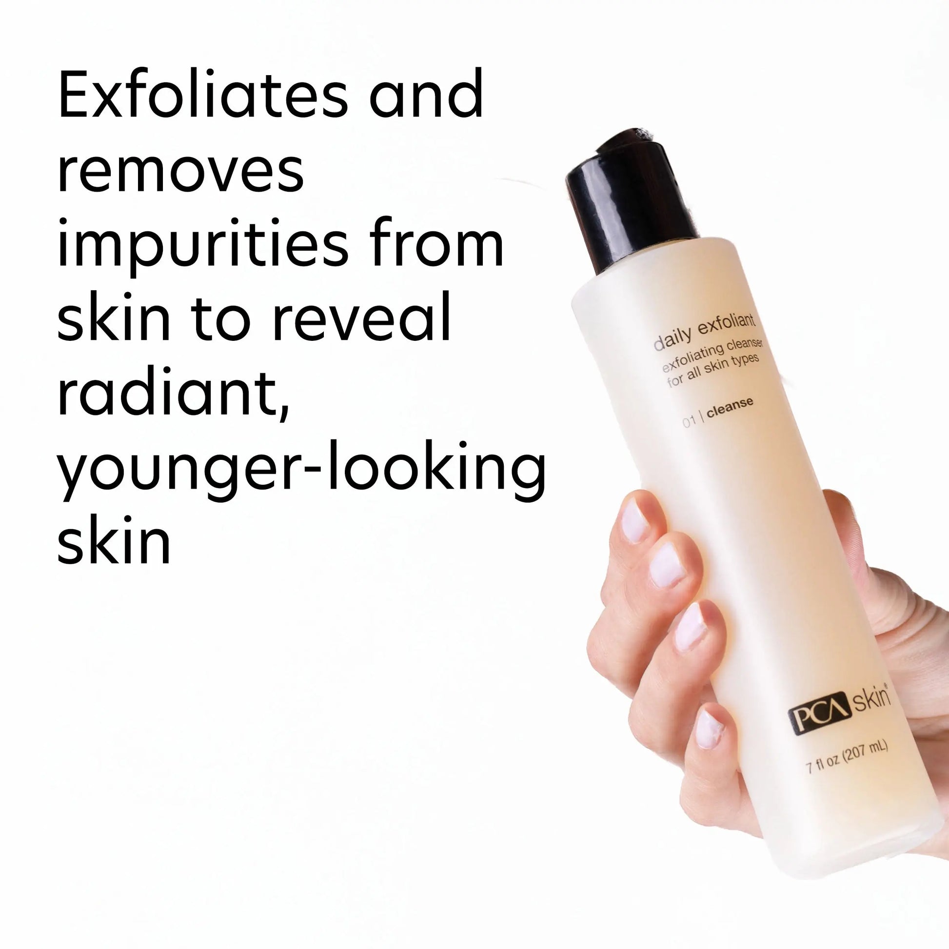 PCA Daily Exfoliant polishes skin to reveal radiant, younger-looking skin, SkinSkulpt