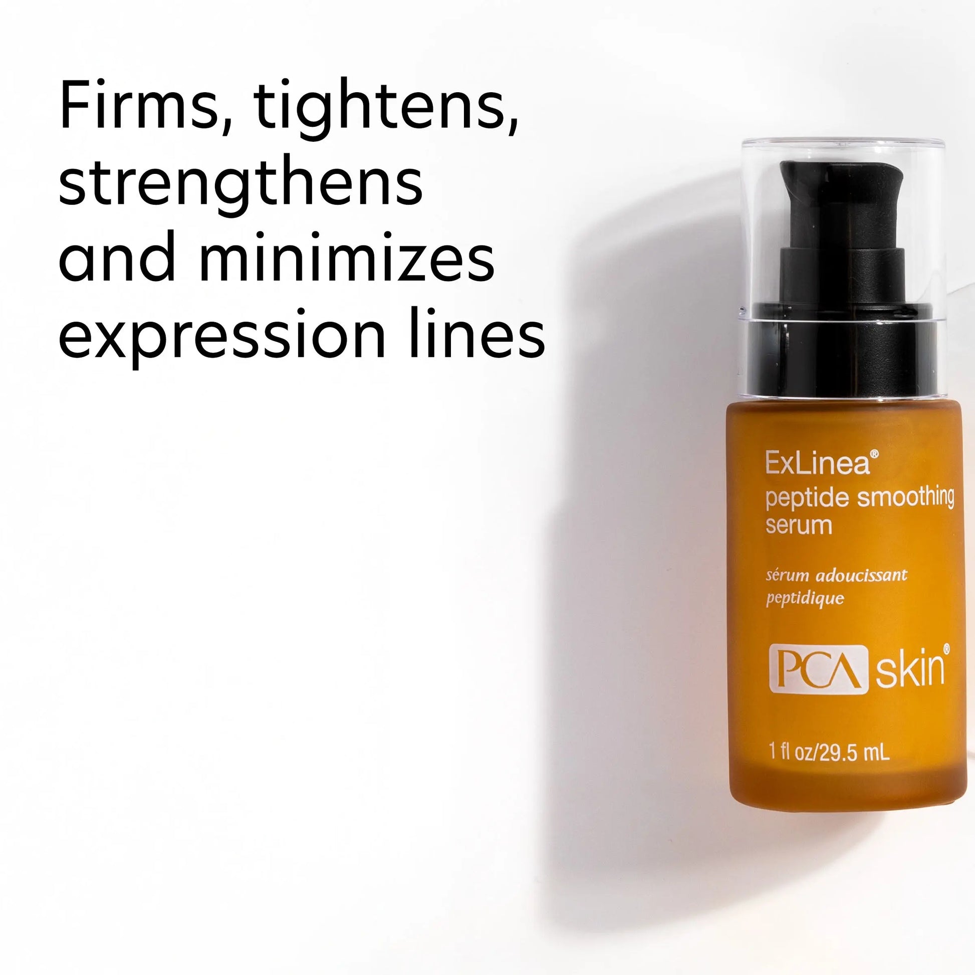 PCA ExLinea firms, tightens, and strengthens against expression lines, SkinSkulpt