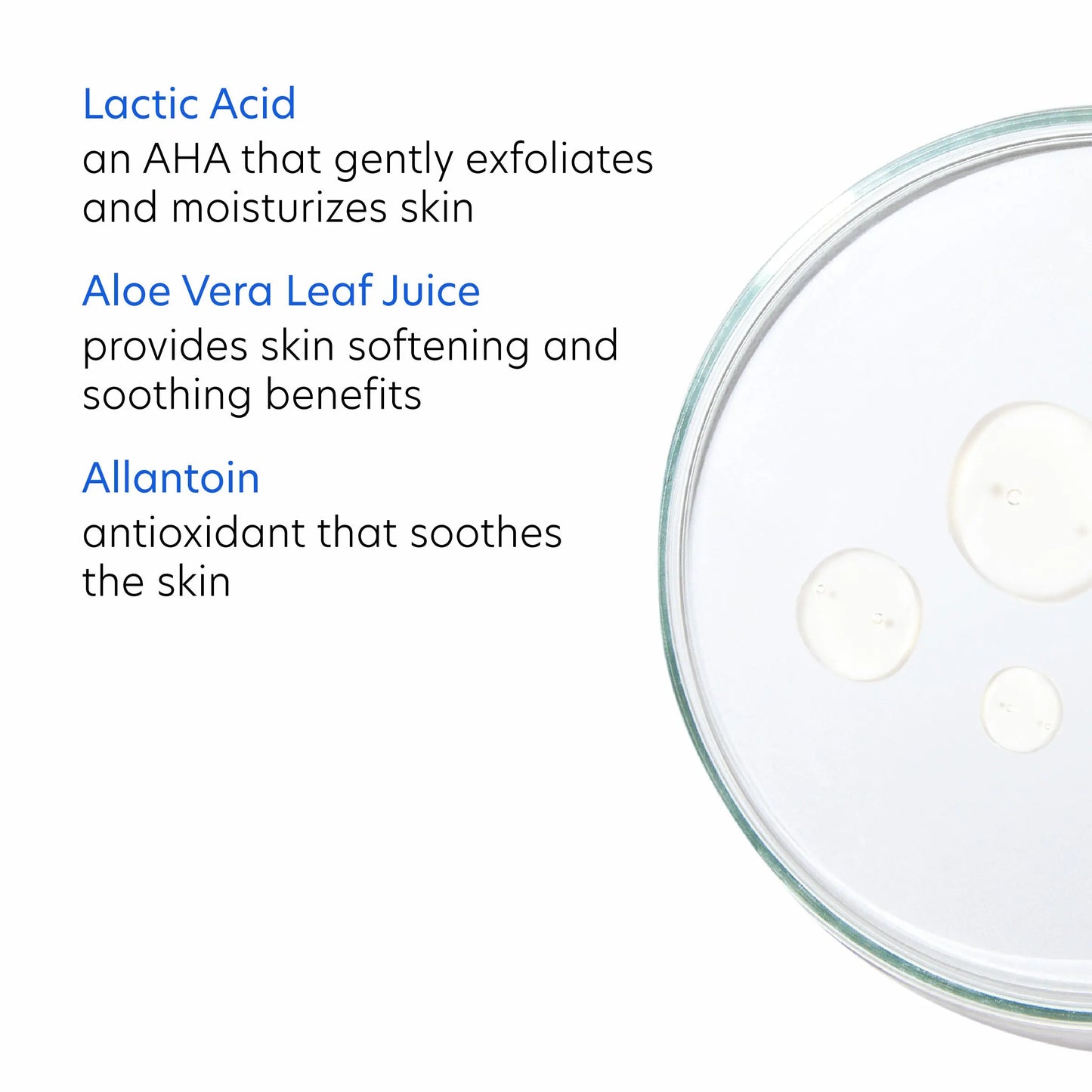 PCA Facial Wash exfoliates with lactic acid AHA, from SkinSkulpt