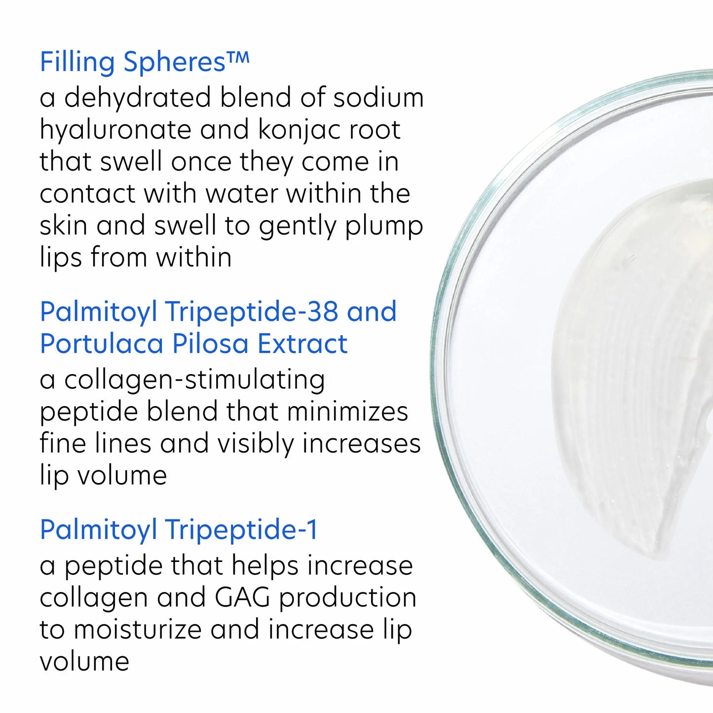 PCA Lip Booster Filling Spheres hydrate and plump the lips, from SkinSkulpt