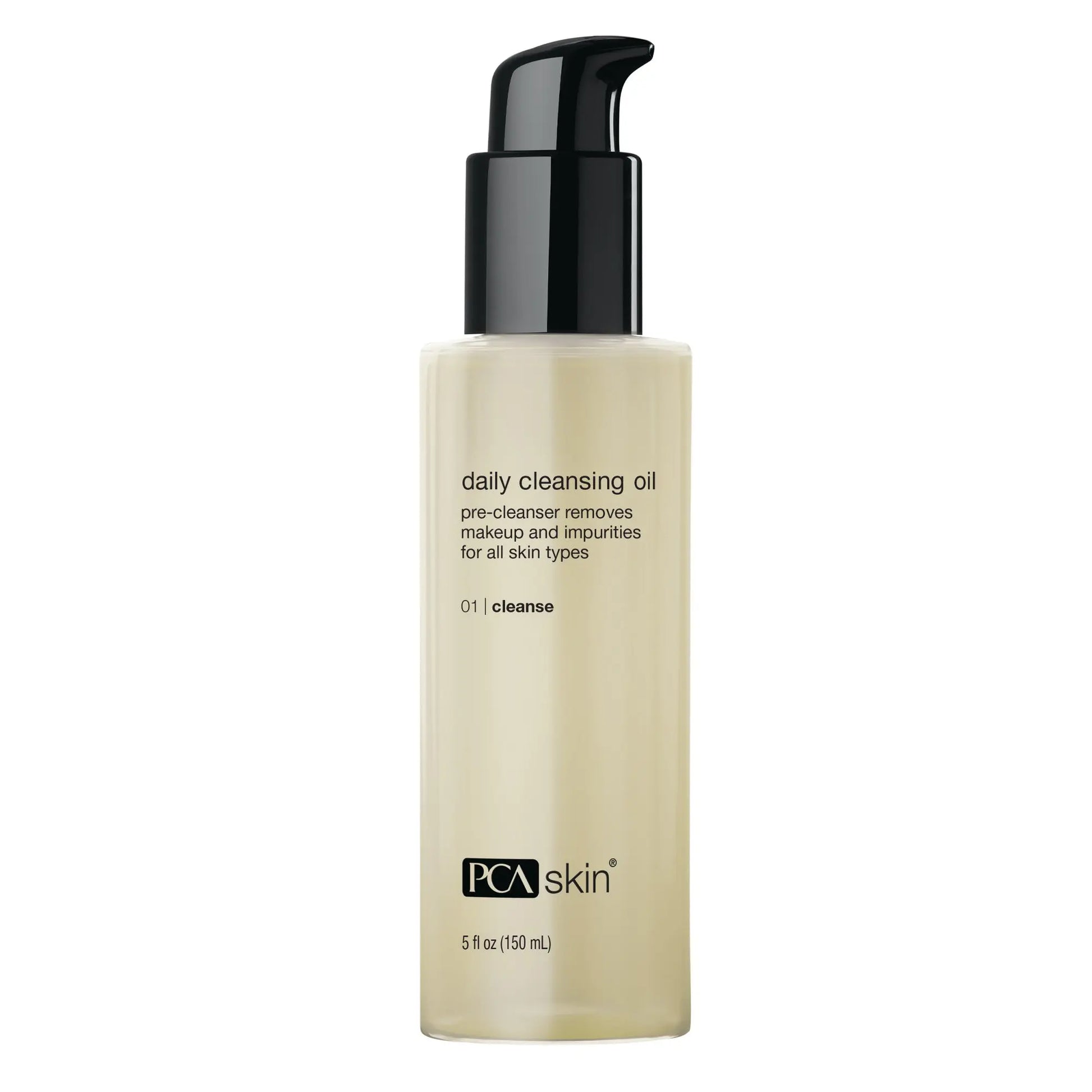 PCA Skin Daily Cleansing Oil makeup removing oil cleanser bottle from SkinSkulpt
