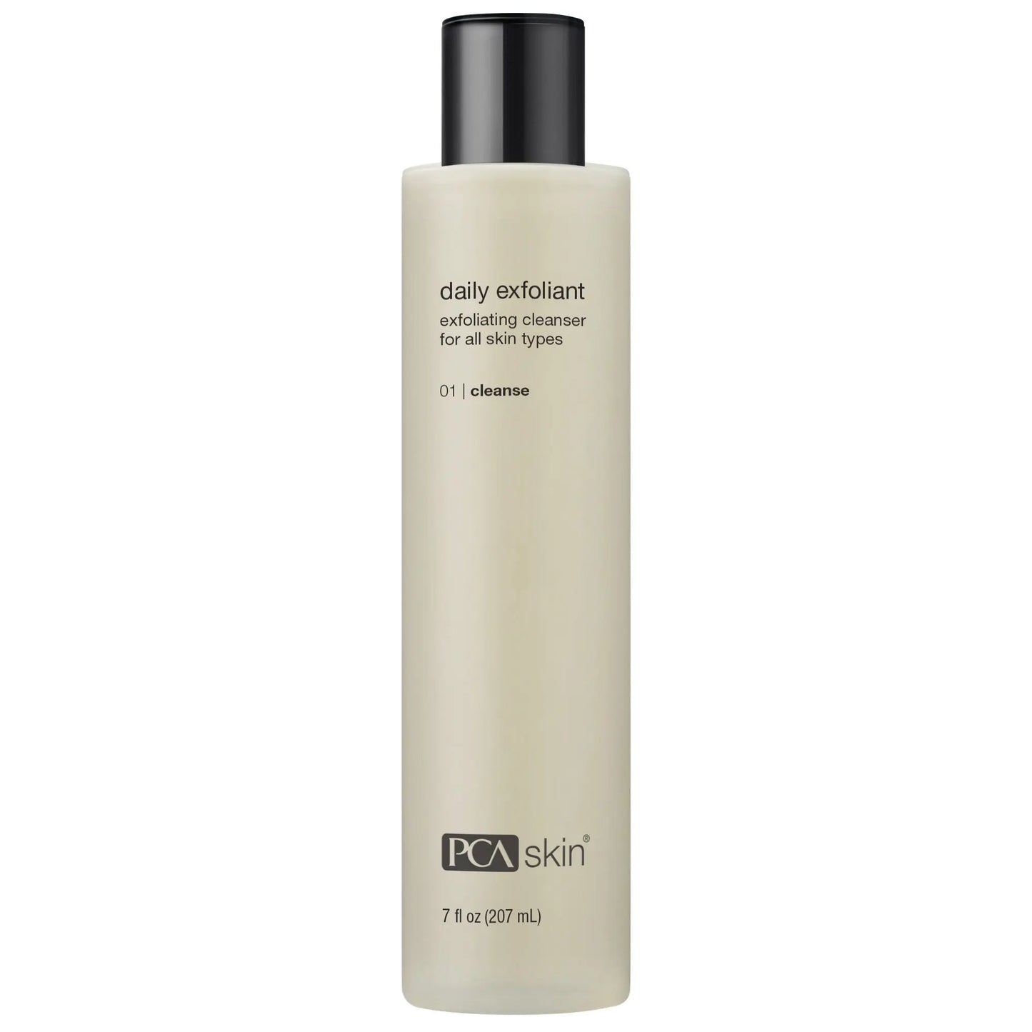 PCA Skin Daily Exfoliant gentle biodegradable face scrub bottle from SkinSkulpt