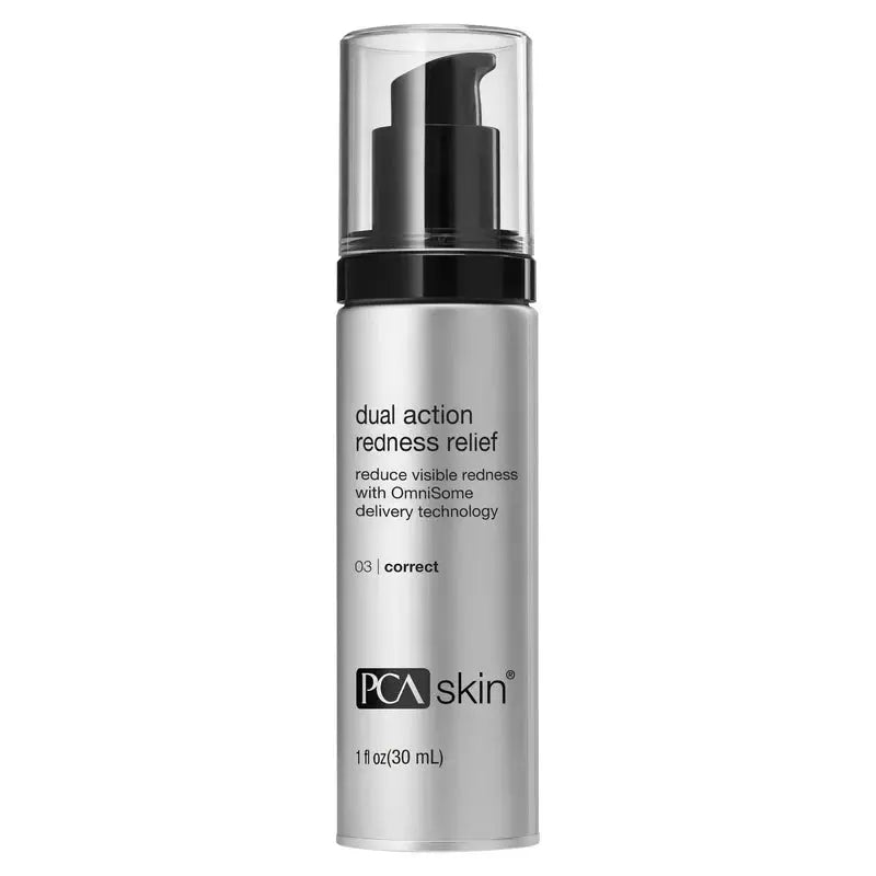 PCA Skin Dual Action Redness Relief treatment tube for sensitive skin from SkinSkulpt