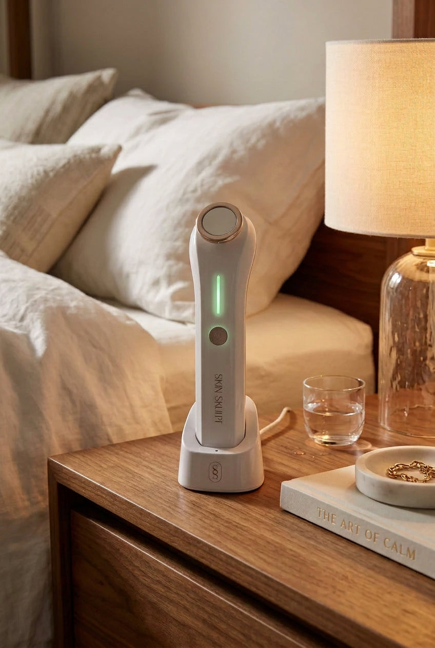 Plasma Skin Perfector cold plasma facial device by Heather Nicole, from SkinSkulpt