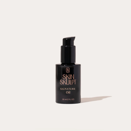 Skin Skulpt Signature Oil seabuckthorn and rosehip facial oil bottle from SkinSkulpt