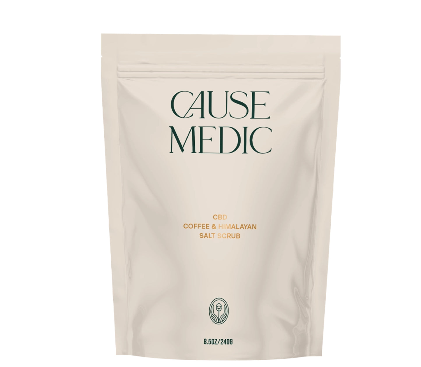 Cause Medic CBD Coffee & Himalayan Salt Scrub